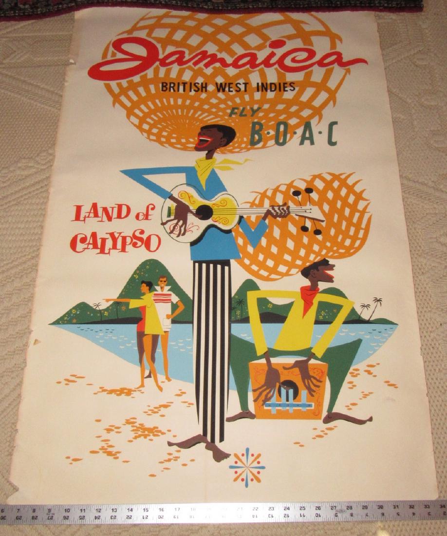 Jamaica Fly Boac Land of Calypso Poster (1 of 2)