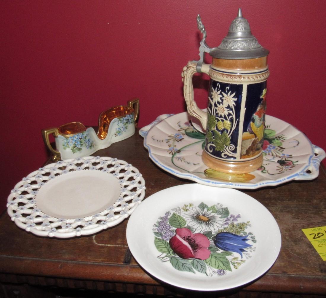 German Stein Plates Platter & Misc (1 of 4)