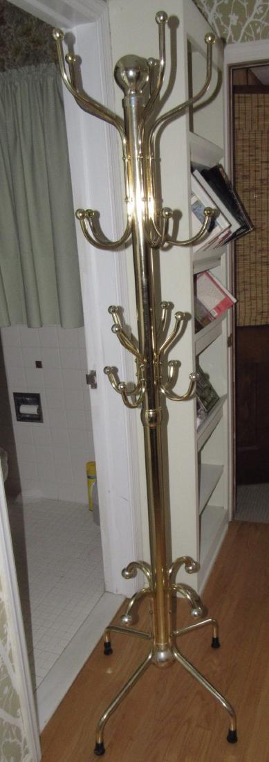 Clothes Tree with Brass Finish (1 of 1)