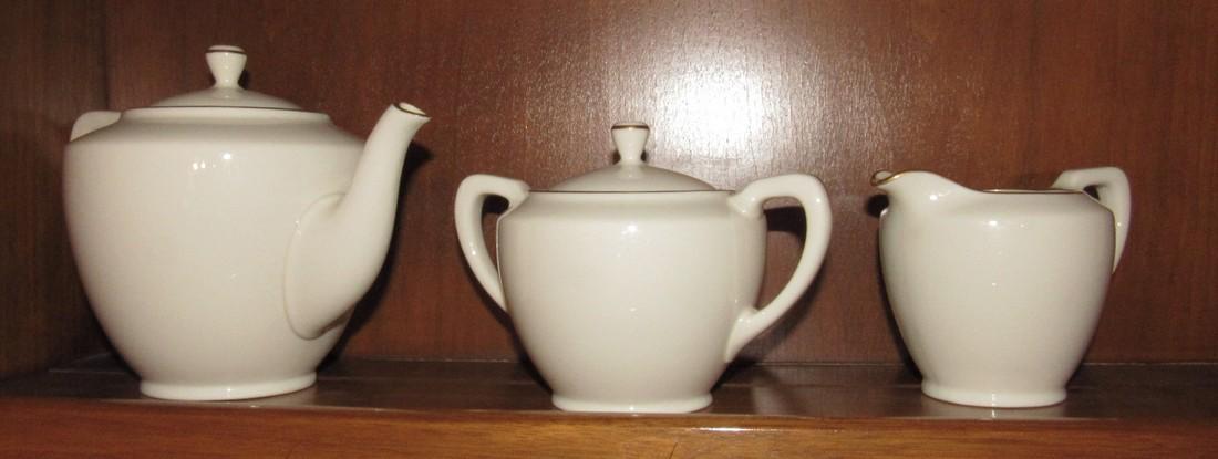 Lenox Teapot Sugar Bowl & Creamer (1 of 2)