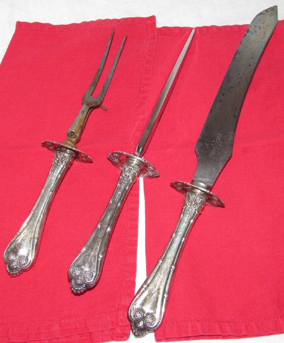 Joseph Rodgers Cutlery Set w/ Sterling Handles (1 of 3)