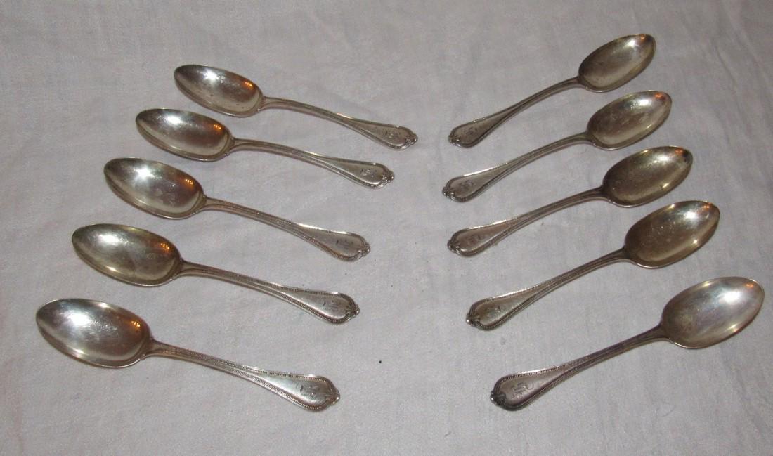 10 Sterling Silver Spoons (1 of 4)