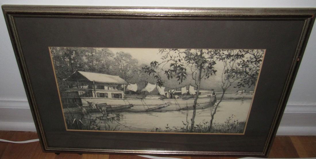 Blair Canal Boat Print (1 of 3)