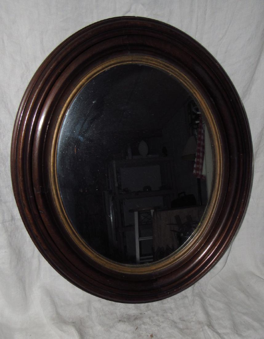 Deep Walnut Mirror (1 of 2)