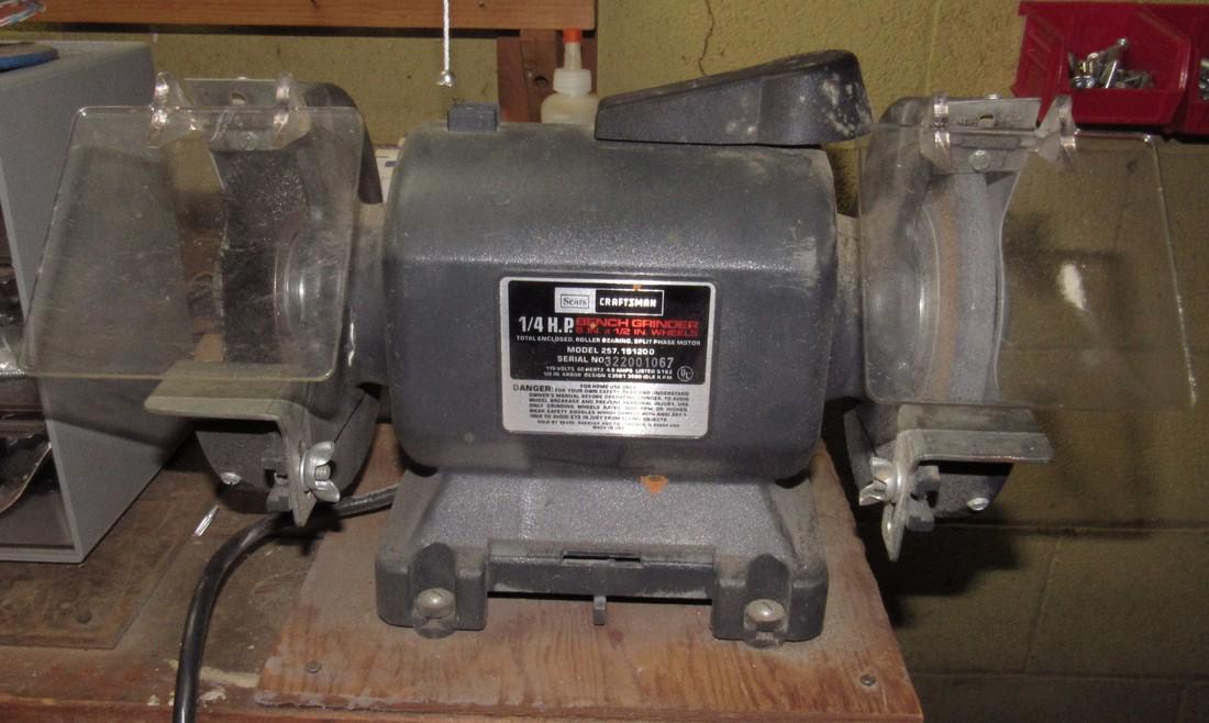 Craftsman 1/4 hp Bench Grinder Wire Wheel (1 of 1)