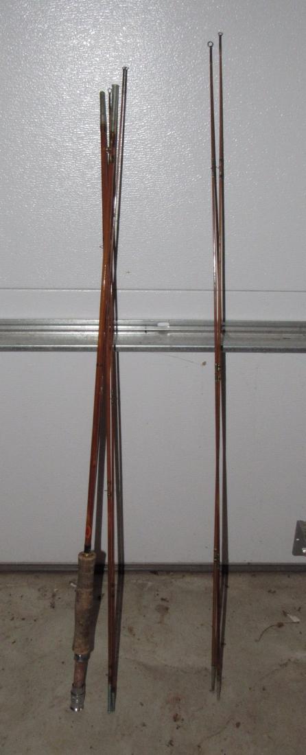 South Bend Bamboo Fly Rod and Misc Fishing Poles (1 of 5)