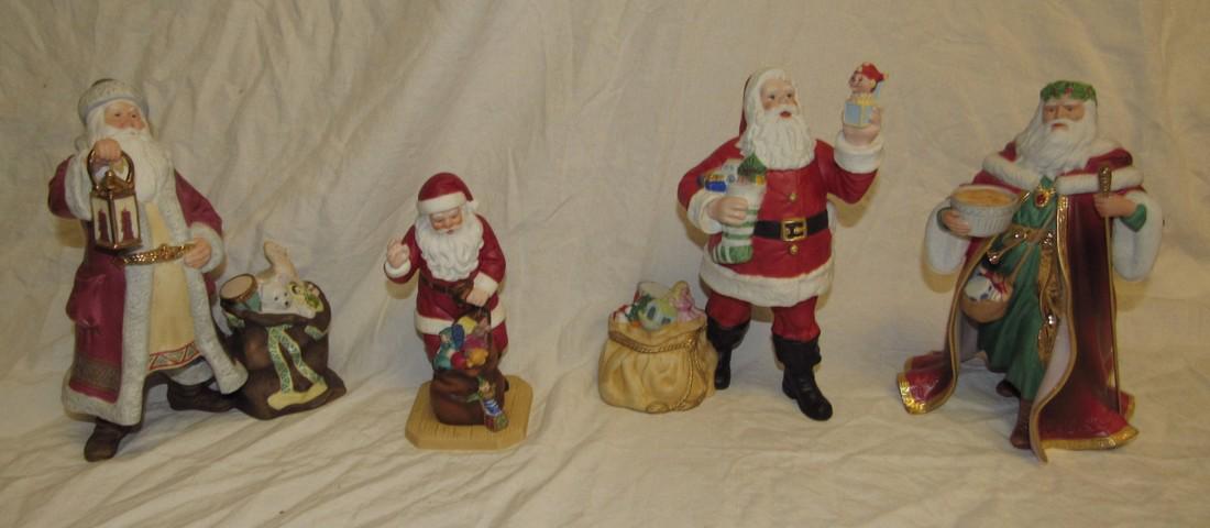 4 Lenox Santa Claus Figures (1 of 4)