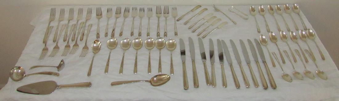 65 Gorham Sterling Silver Camellia Flatware Set (1 of 10)