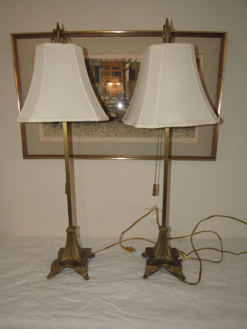 2 Brass Bombay Table Lamps (1 of 4)