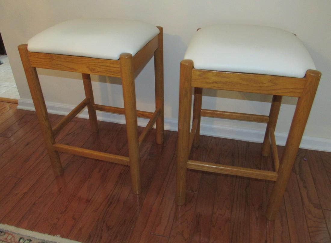 2 Dinaire 2447 Stools: Approx. 17" x 18 1/4" x 27" tall