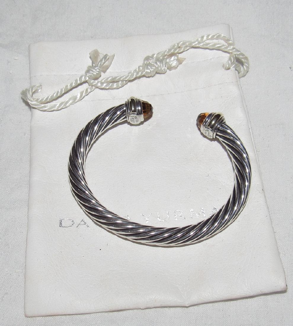 David Yurman 14k Gold & Sterling Silver Cuff Bracelet (1 of 4)