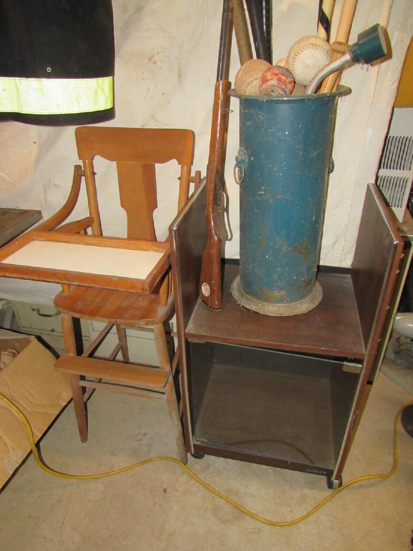 Umbrella Stand High Chair Baseball Bats: Getting all pictured