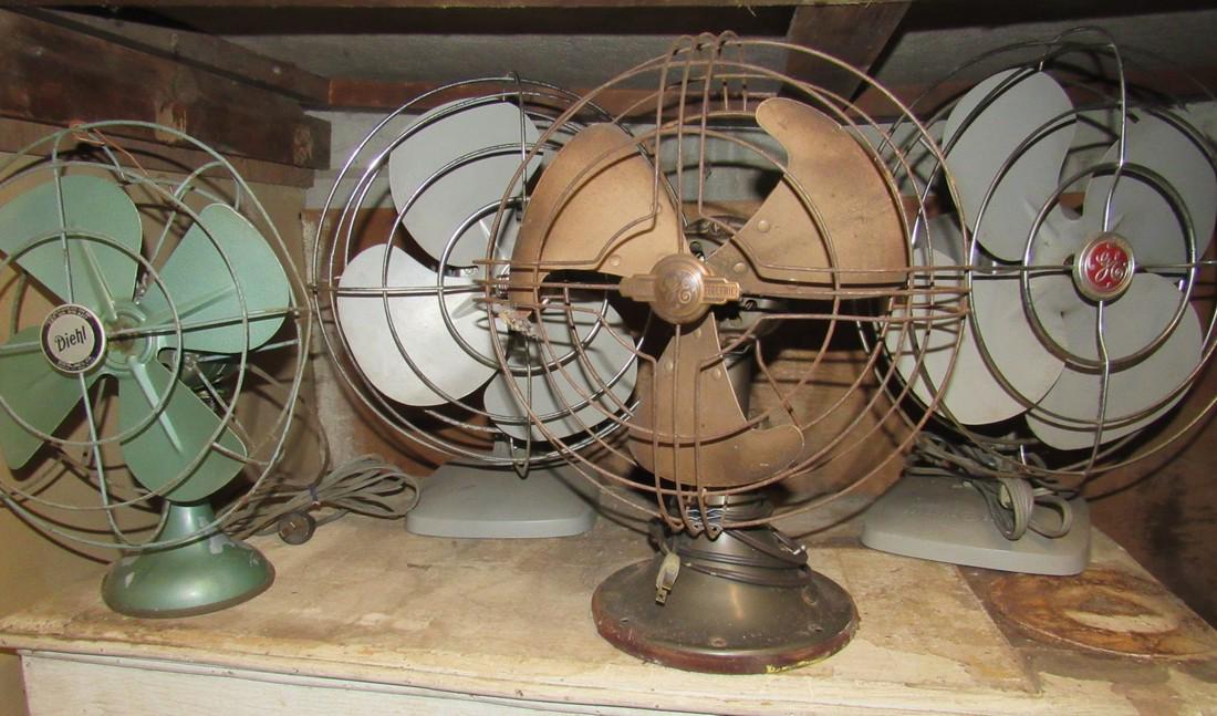 Diehl General Electric Vintage Fans (1 of 3)