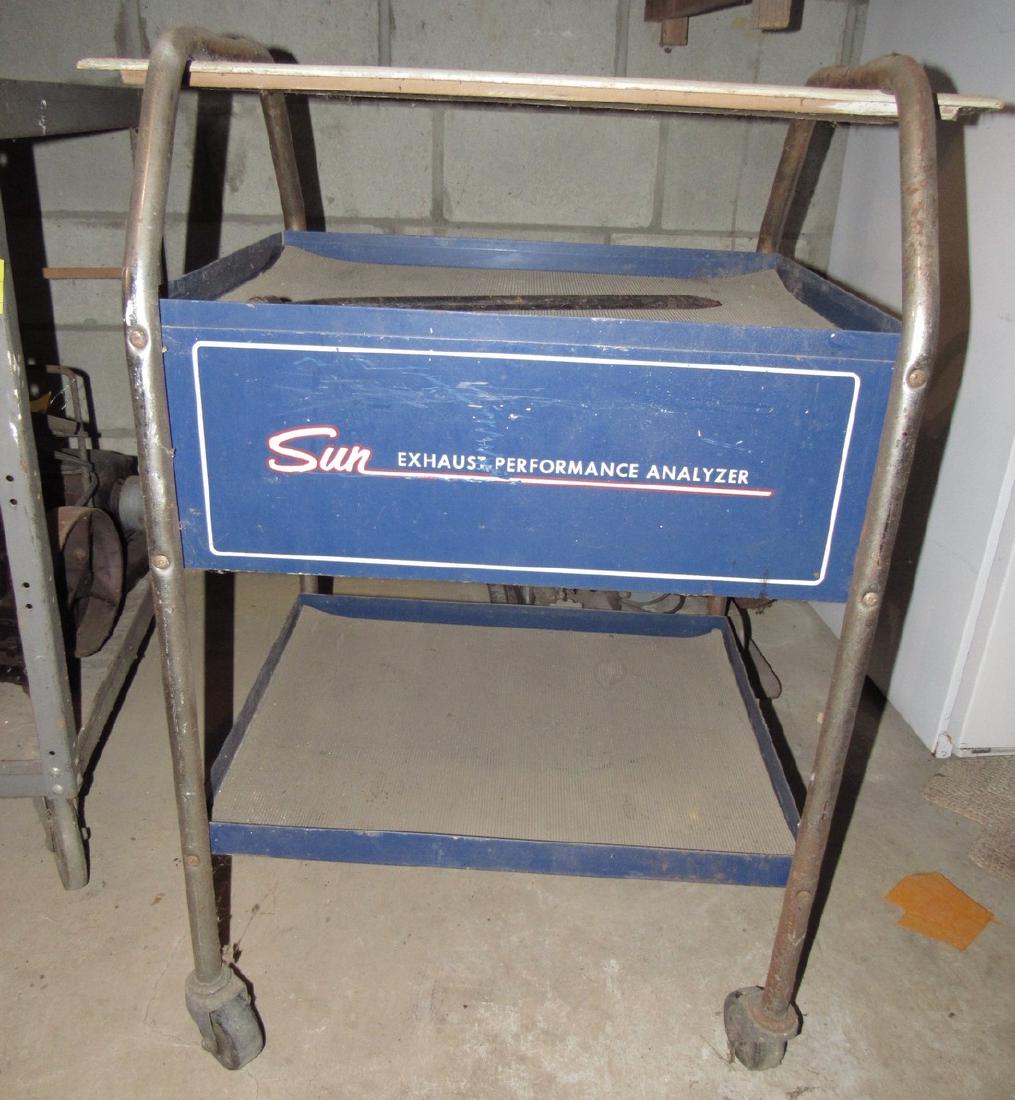 Sun Exhaust Analyzer Rolling Shop Cart (1 of 4)
