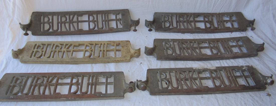 6 Burke Built Steps: Approx. 4" x 18" . One has crack