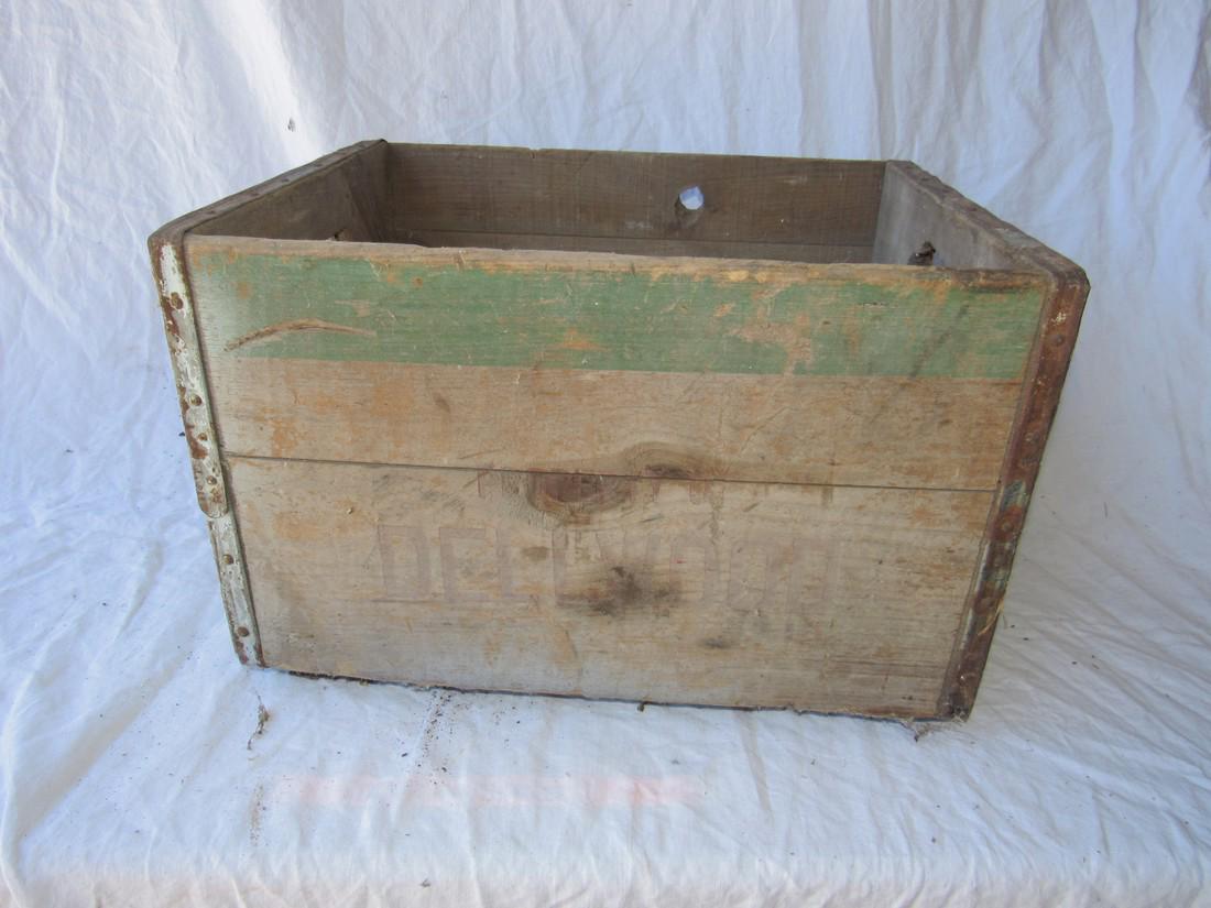 Dellwood Wooden Crate: Approx. 13" x 16 1/2" x 11" tall.