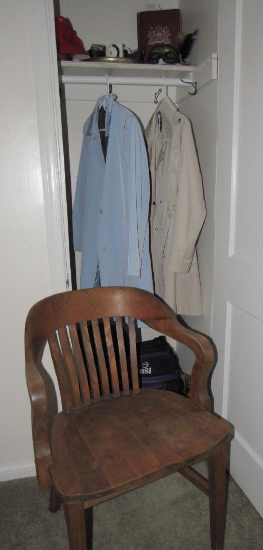 Desk Chair Coats Hat Clothing Closet Lot (1 of 5)
