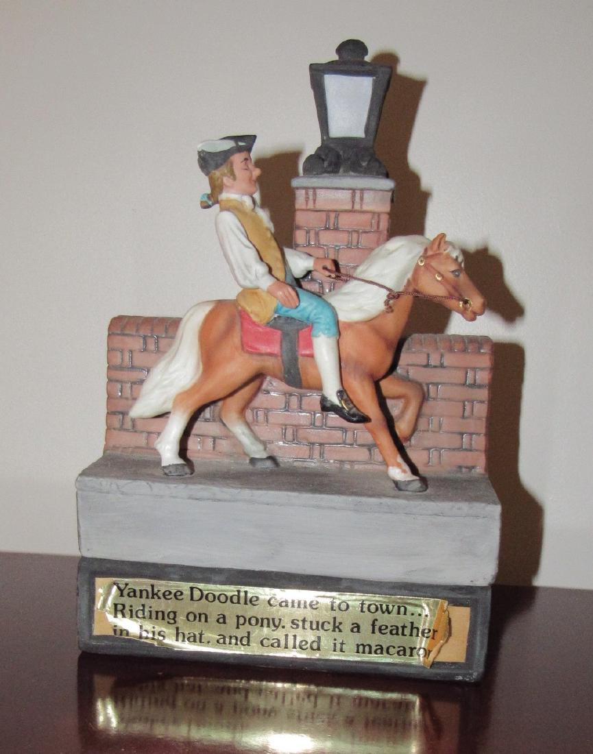 1982 JP Van Winkle Yankee Doodle Decanter Music Box (1 of 2)