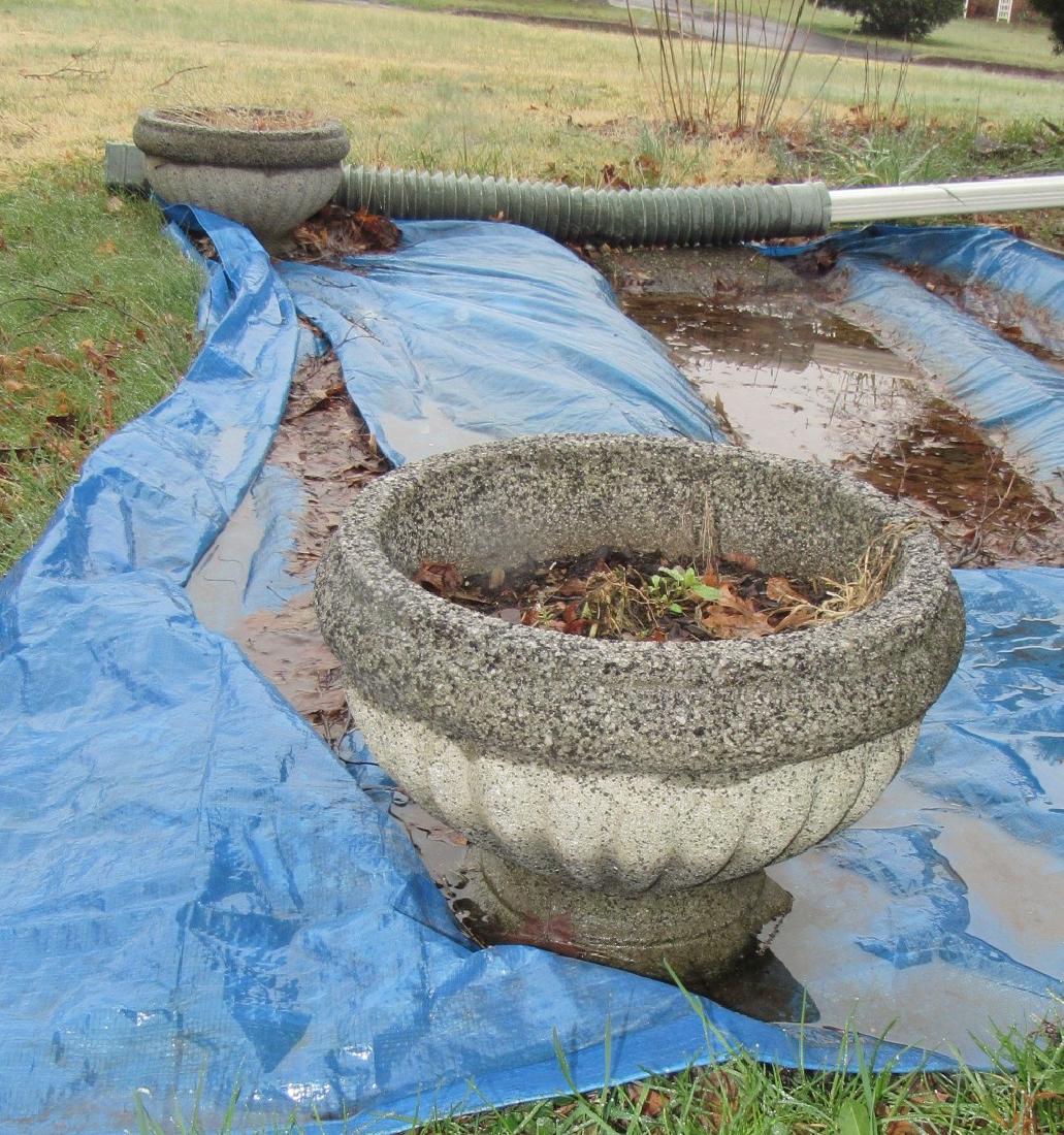 2 Concrete Planters (1 of 4)