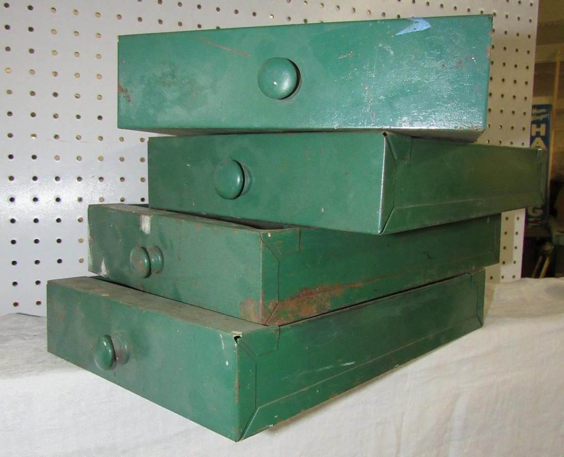 4 Industrial Metal Drawers (1 of 4)