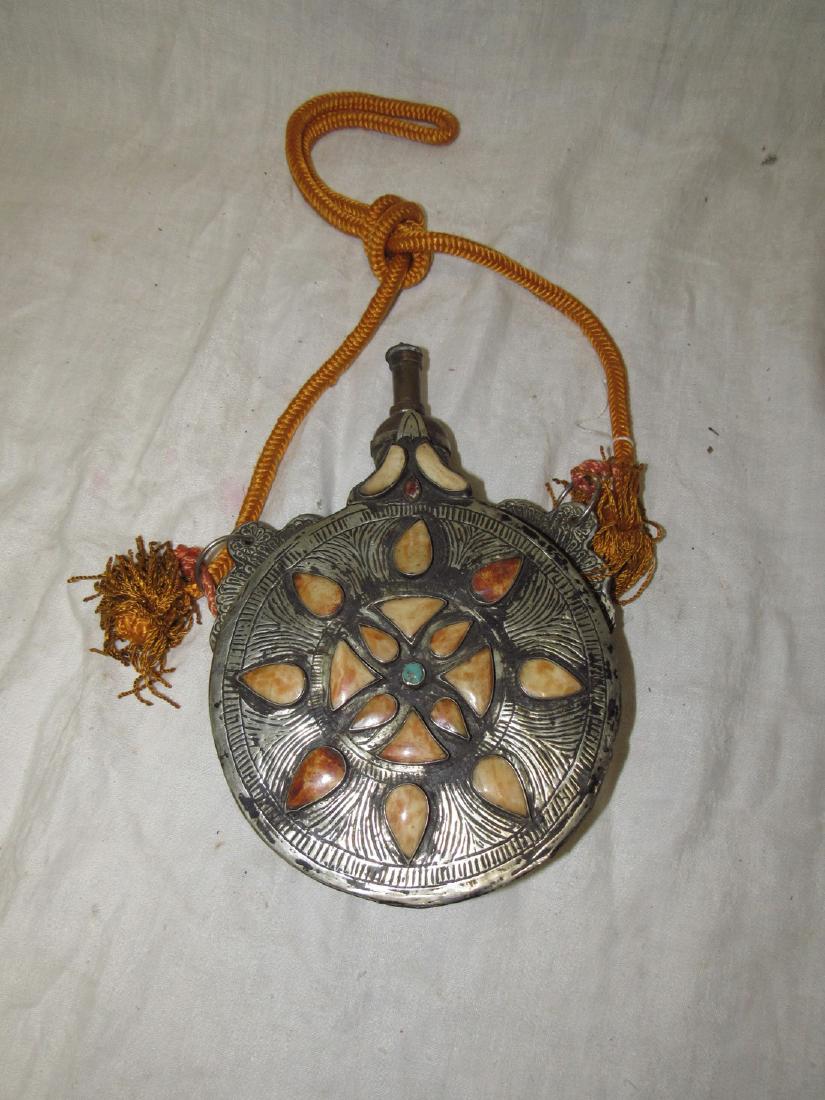 Brass Persian Powder Flask (1 of 4)
