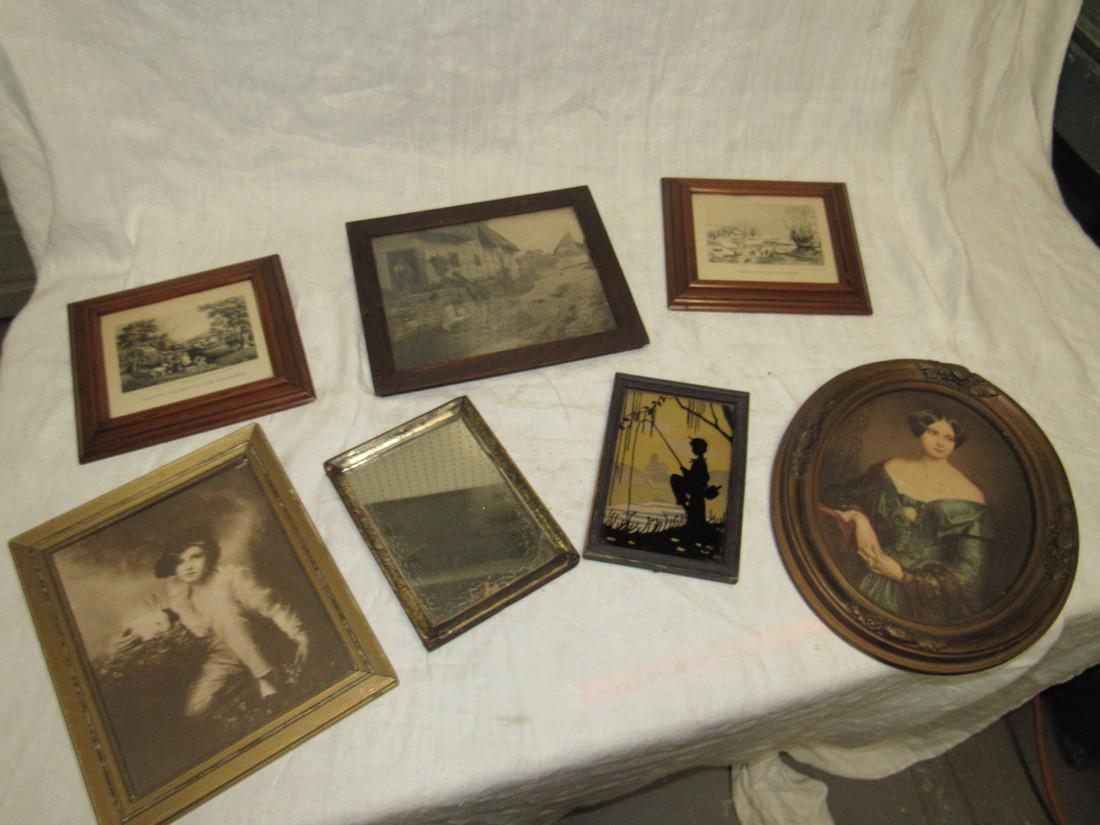 Prints Mirror Photo Currier Lithos (1 of 5)