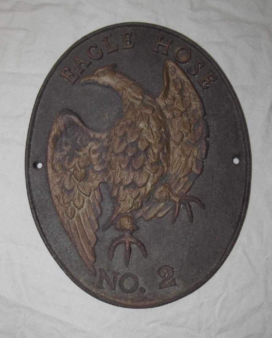 Eagle Hose No 2 Cast Iron Plaque (1 of 3)