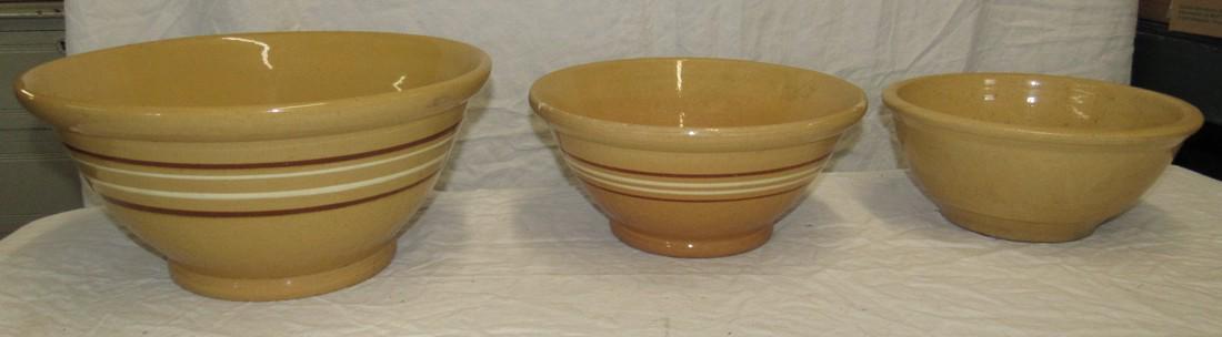 Yellow Ware Mixing Bowls (1 of 2)
