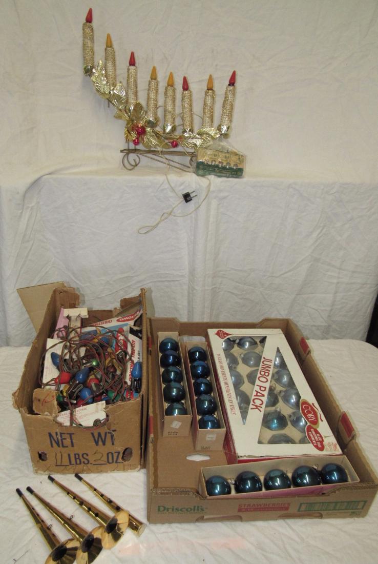 Vintage Christmas Lights Ornaments Balls: Getting all pictured
