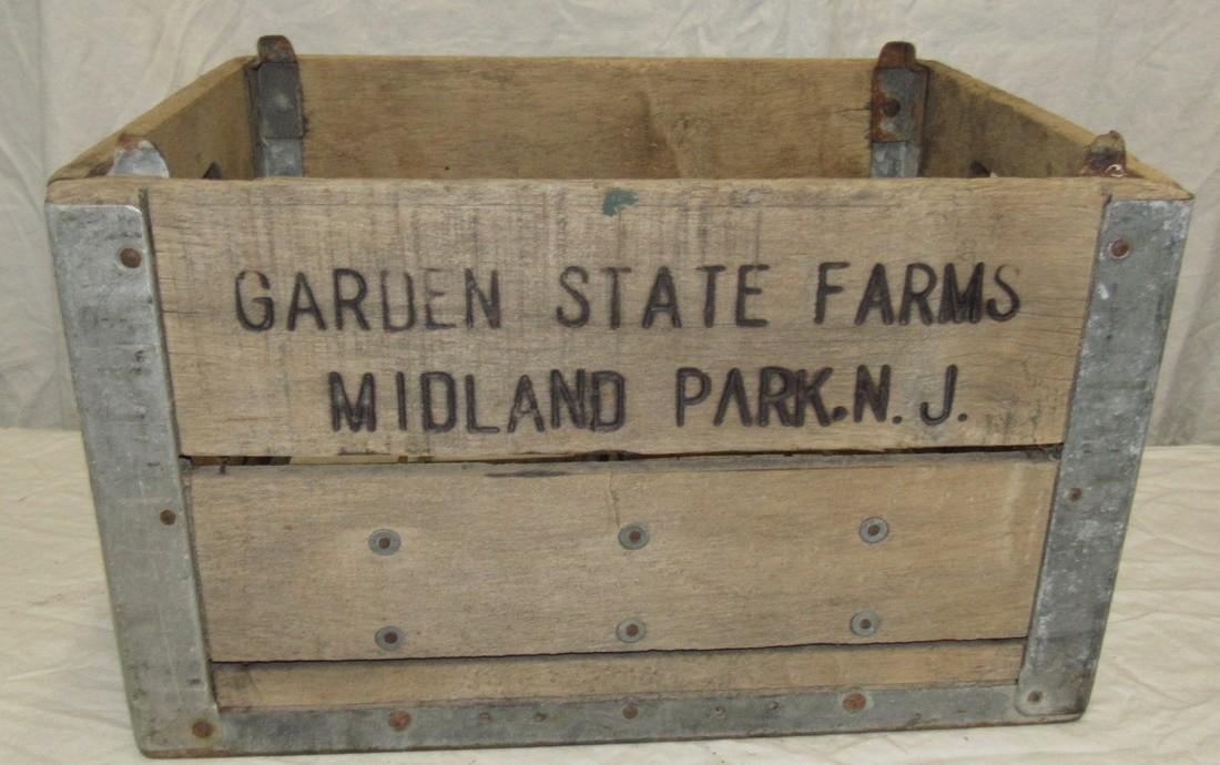 Garden State Farms Midland Park NJ Milk Crate: Milk Crate