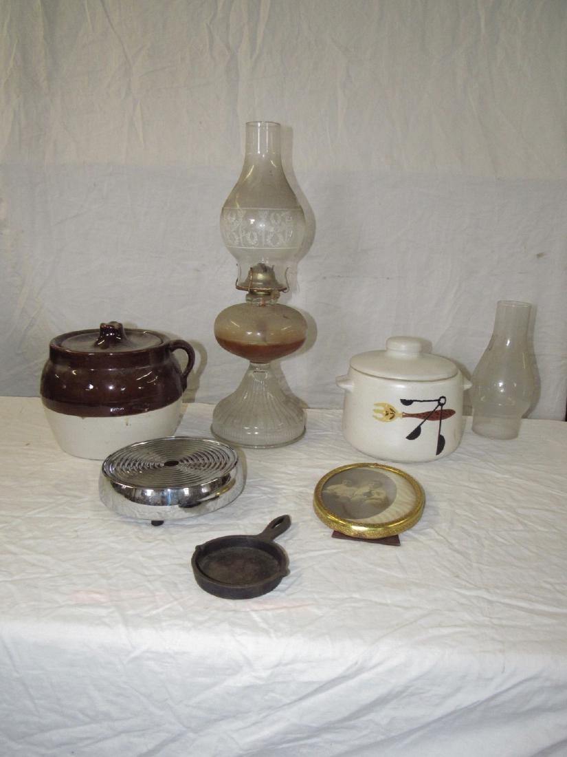 Cookie Jars Oil Lamp Hot Plate & Misc (1 of 2)