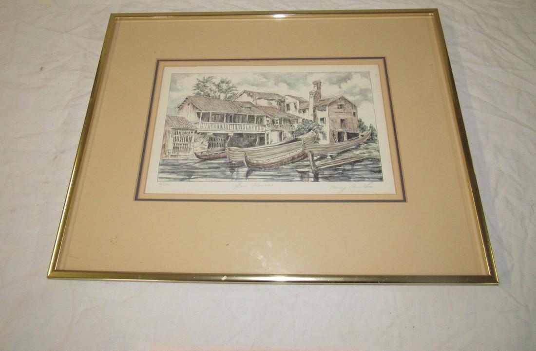 Mary Ann Lis San Trovaso Signed & Numbered Print (1 of 4)