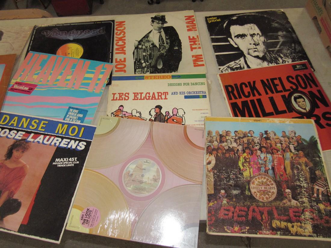 Beatles Dolly Parton Peter Gabriel  Rick Nelson Records (1 of 4)