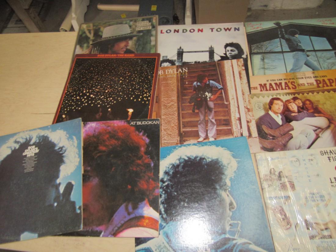 Bruce Springsteen Billy Joel Bob Dylan Records (1 of 4)