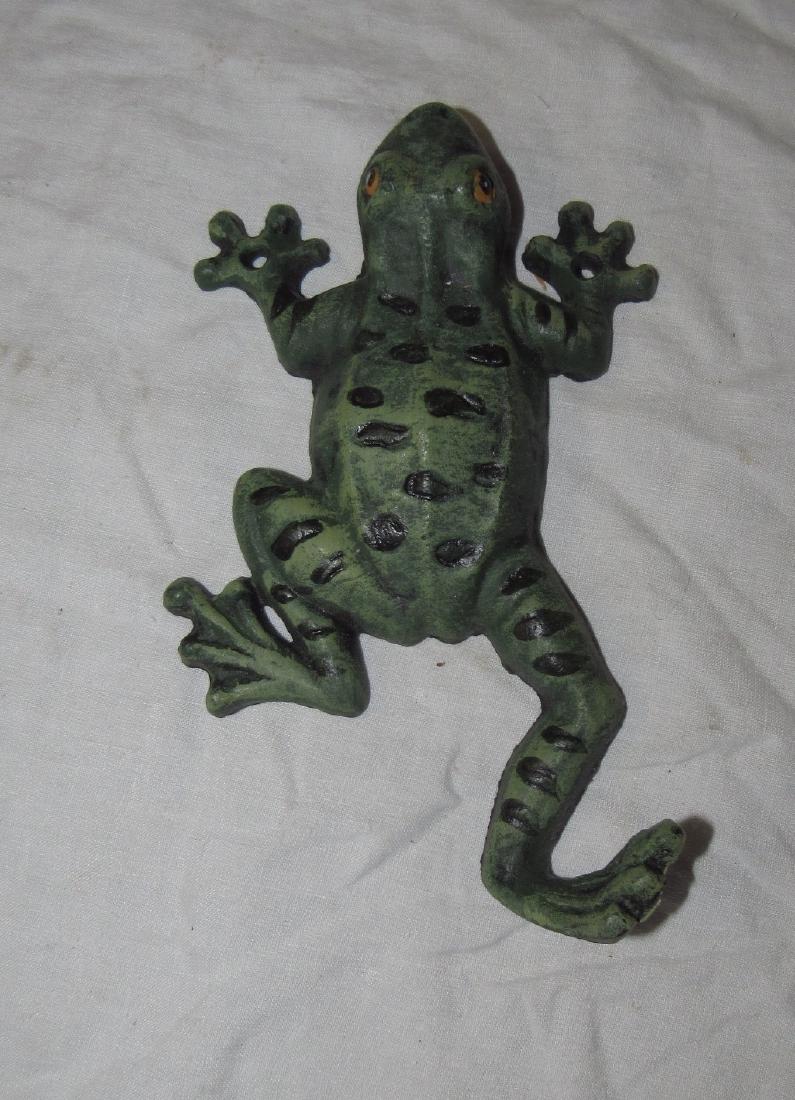 Cast Iron Frog Wall Plaque (1 of 2)