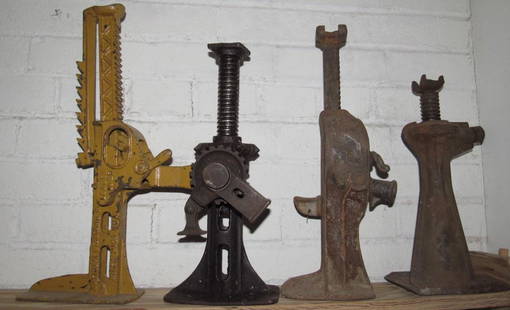 4 Antique Car Jacks: 4 Car Jacks