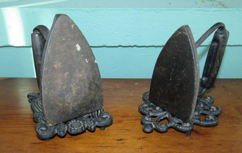 2 Sad Irons & Trivets