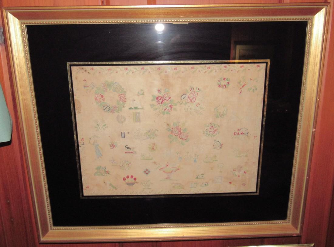 Sampler: Approx. 17" x 20 5/8"