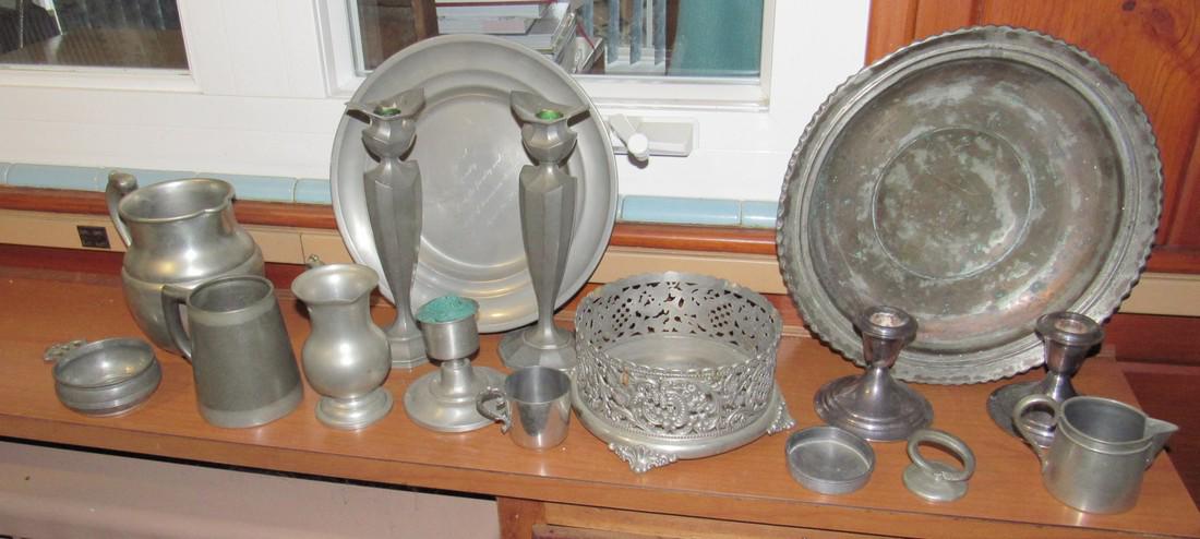 Pewter Silverplate & Misc (1 of 3)
