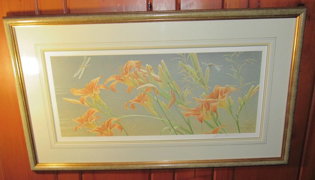 Robert Bateman Signed & Numbered Flower Print (1 of 3)