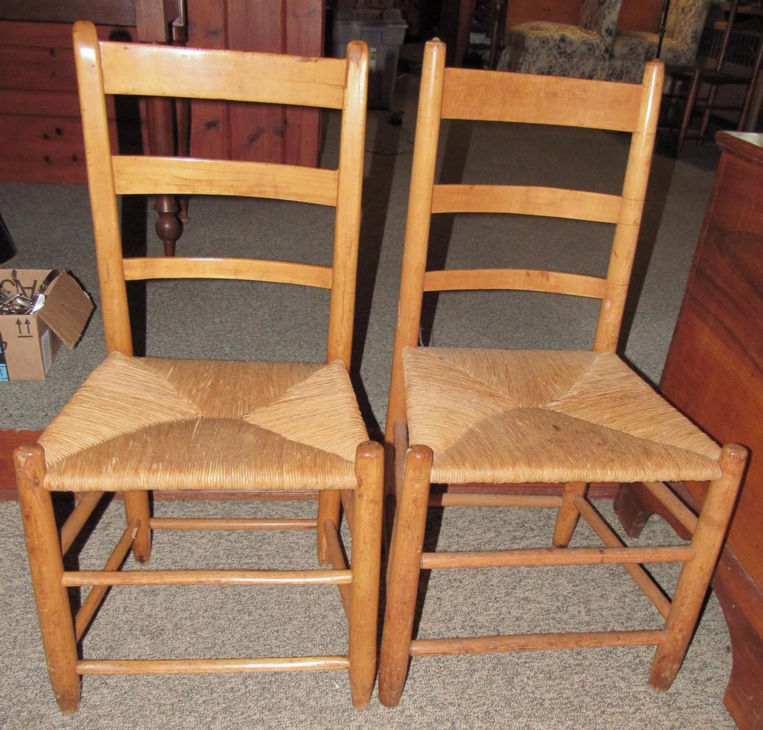 2 Rush Seat Chairs (1 of 3)