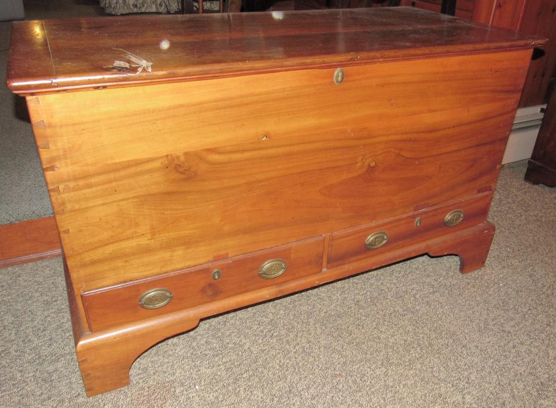 Blanket Chest: Approx. 22 1/2" x 49" x 29 1/2" tall