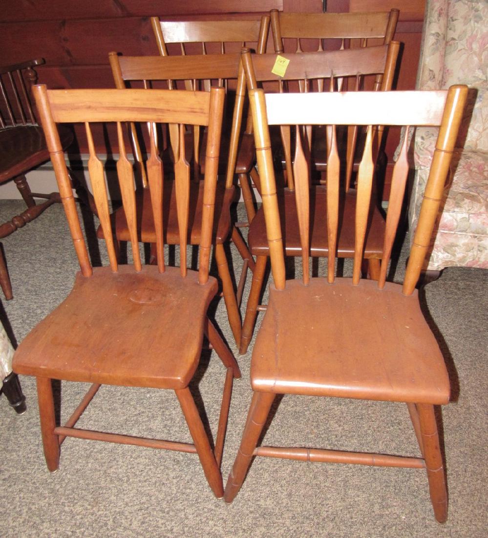 Set of 4 Plank Chairs (1 of 4)
