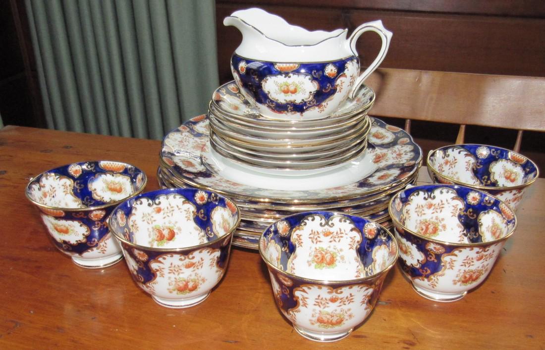 Royal Albert Bone China Tea Set Cups Saucers Creamer: Also includes plates