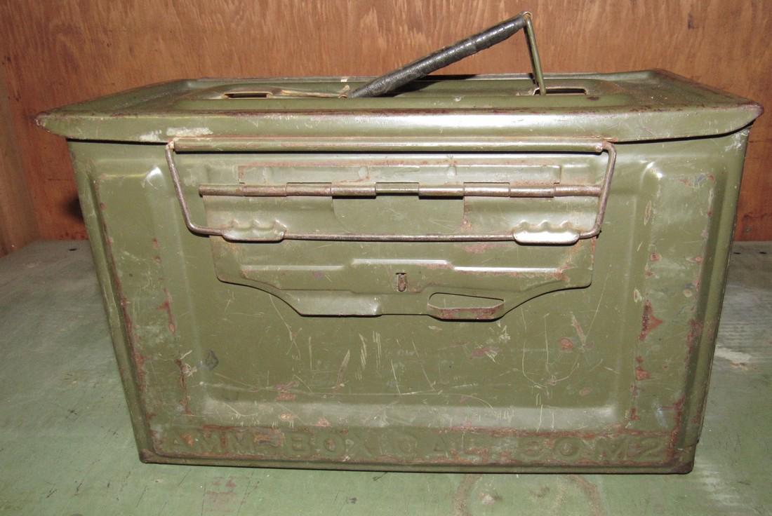 ヴィンテージ　AMM BOX CAL 50 M2 AMM Box Cal..50 M2 US Army Metal Box | eBay