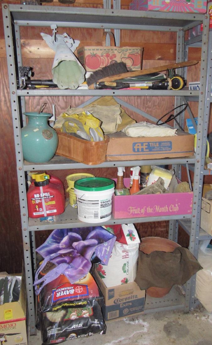 Metal Shelf & Contents (1 of 4)