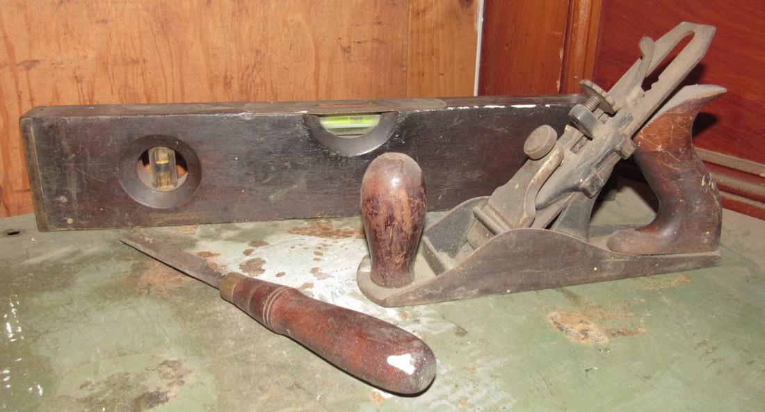 DRP No. 3 Plane Buck Bros Gouge 16" Wood Level (1 of 4)