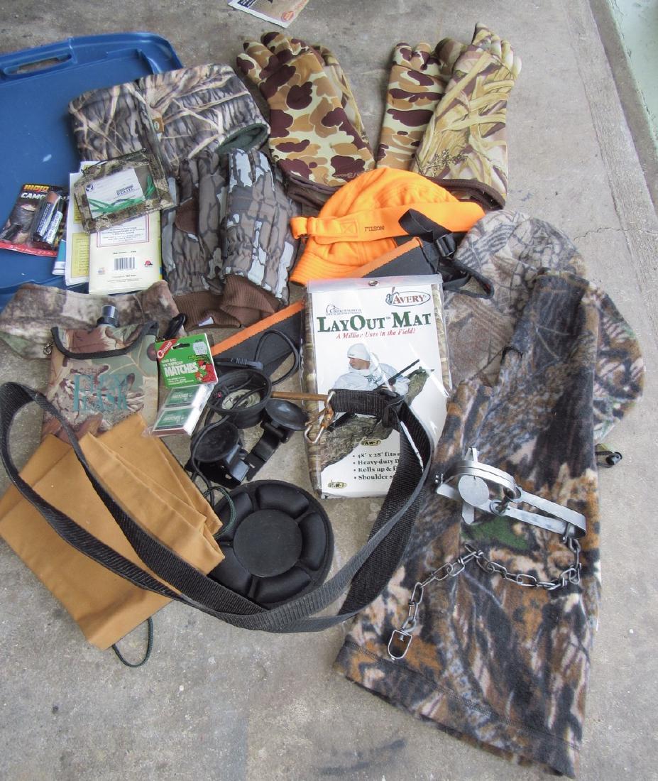 Hunting Gloves Masks Headbands Trap & Misc: Getting all pictured, including tote