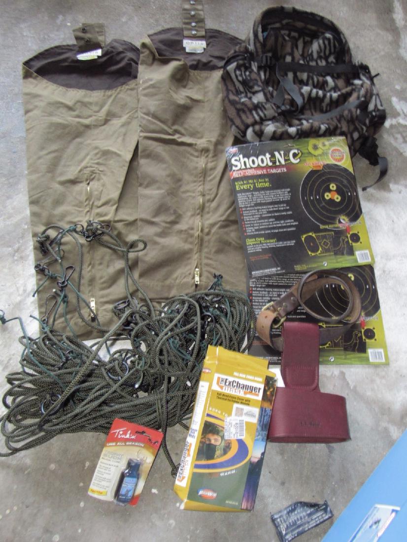 Orvis Leg Guards Hunting Seat Bags Targets: Inlcudes all items pictured, in tote and also tote
