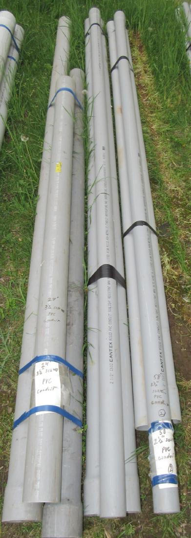 3 1/2" 2 1/2" Schedule 40 PVC Conduit (1 of 3)